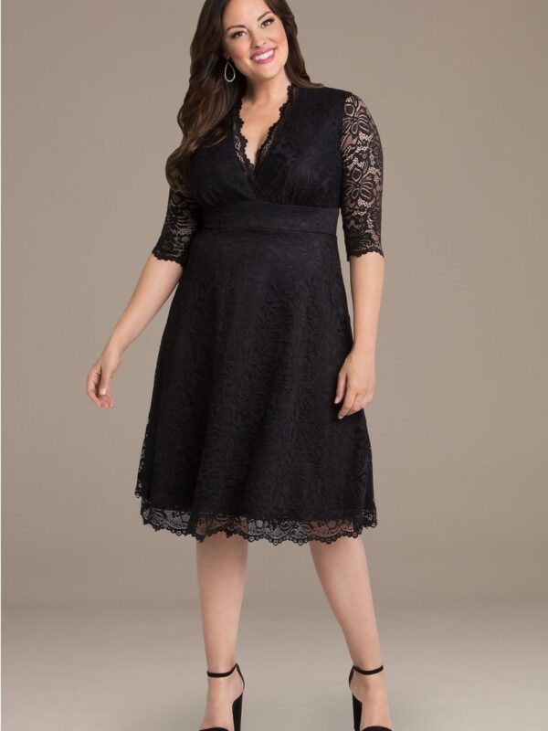 Mademoiselle Lace Plus Size Dress  12150901