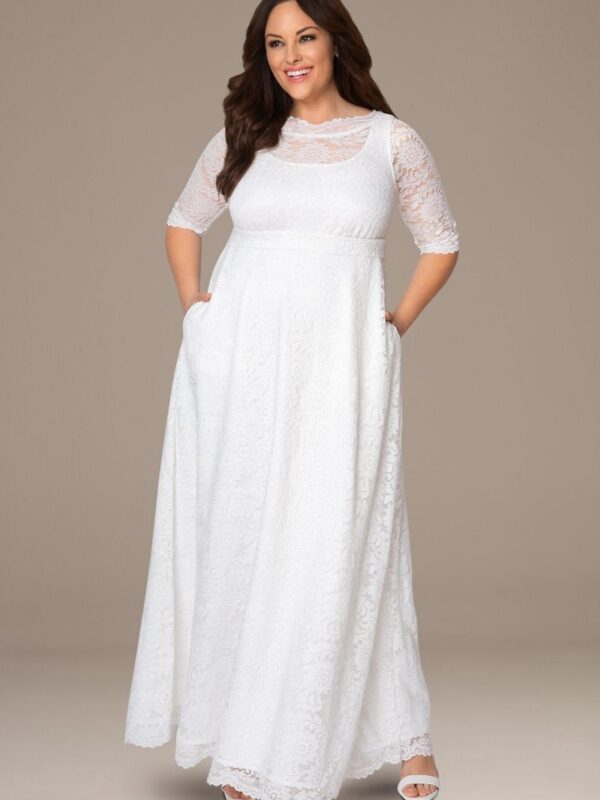 Sweet Serenity Plus Size A-Line Wedding Gown  13170936