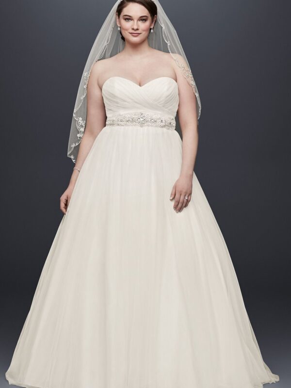 Plus Size Wedding Dress with Sweetheart Neckline Collection 4XL9NTWG3802