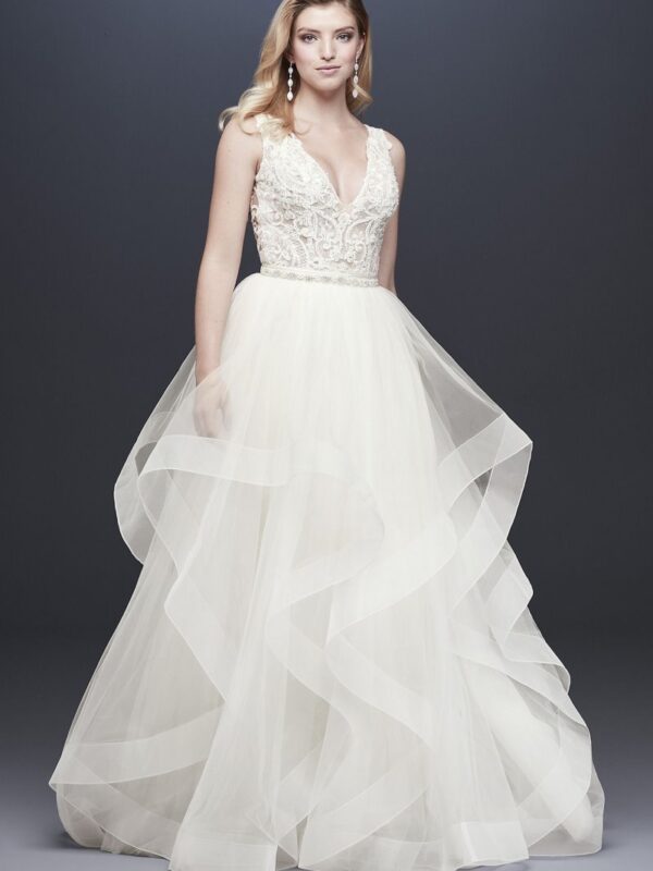 Tulle Tiered Ball Gown Wedding Skirt Collection 4XLWG3946