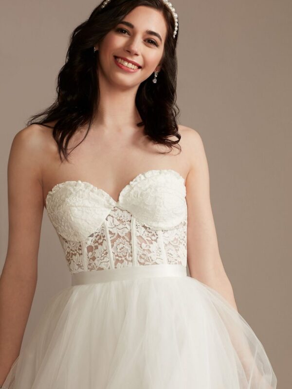 Lace Corset Bustier Wedding Separates Top 56899TB2