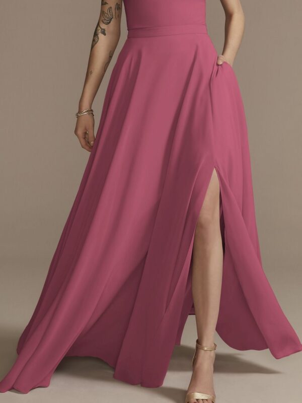 Bridesmaid Separates Chiffon Full Skirt with Slit F20422