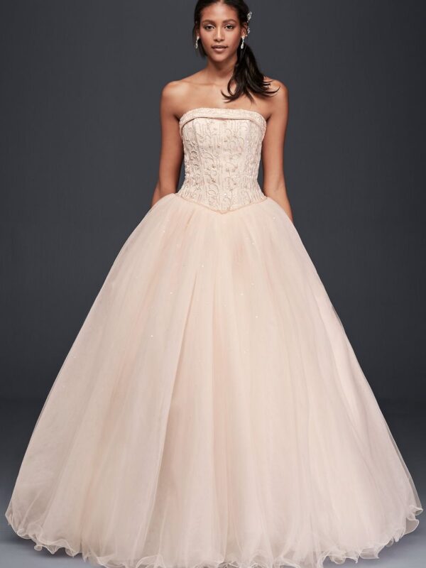 Tulle Wedding Dress with Corseted Satin Bodice Collection NT8017